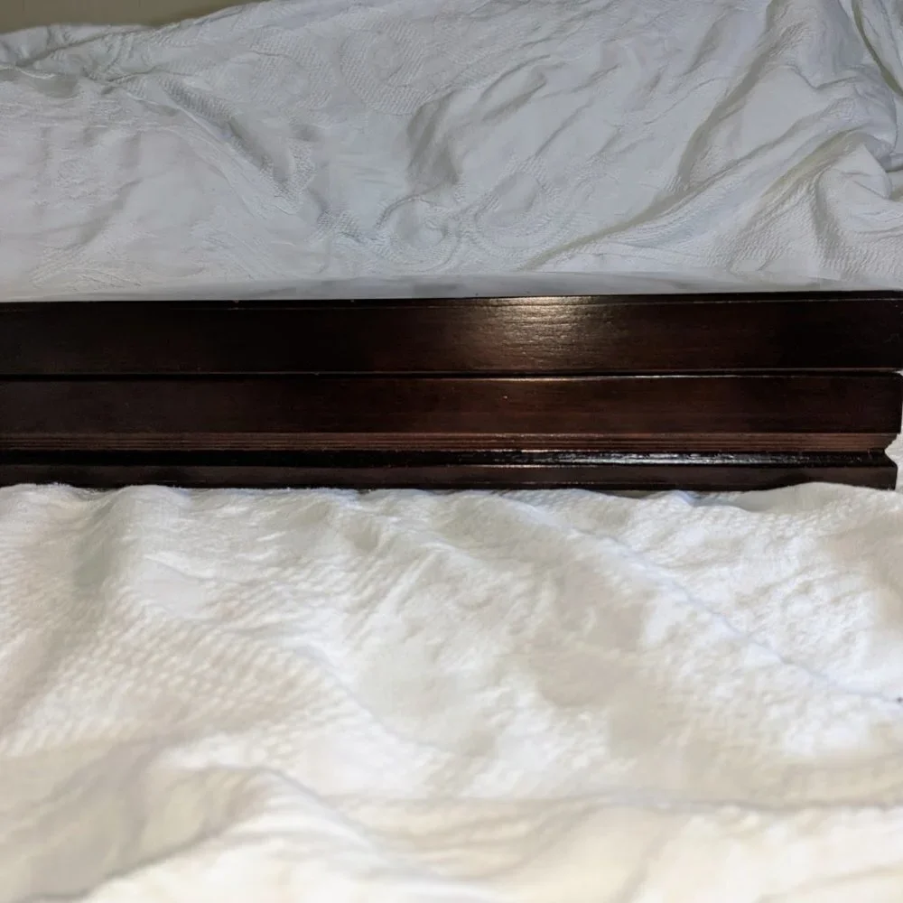 Powell Vintage Wooden Silverware/Flatware Storage Chest Box